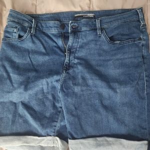 Mavi Men's Size 38 Denim Stretch Cuffed Raw Hem Made in USA